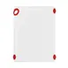 Winco CBN-1824RD Red StatikBoard Co-Polymer Plastic Cutting Board -18” x 24” x 1/2" 1 image