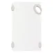 Winco CBN-610WT White StatikBoard Co-Polymer Plastic Cutting Board - 6" x 10" x 1/2" 1 image