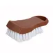 Winco CBR-BN Brown Cutting Board Brush 1 image