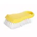 Winco CBR-YL Yellow Cutting Board Brush 1 image