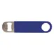 Winco CO-301PB Blue Flat Bottle Opener, 7"L 1 image