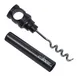 Winco CO-4DK Cork Screw, Twist & Pull Design, Metal Blade, Black Plastic Handle, 2/Pack 1 image