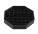 Winco CR-1451B Bar Maid, Drip Catcher, 4.5" Trivet Style, Black Tray With Removable Black Grid  1 image