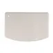 Winco CR-899 Bar Maid Bowl Scraper, 5.5" x 3.75" White Plastic, Standard, - 250/Case 1 image