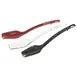 Winco CVBS-10K 10" Black Polycarbonate Buffet Spoon, 3/4 oz. 1 image