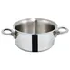 Winco DCCR-3S 3-3/4" 15 Oz. Tri-Ply Stainless Steel Mini Casserole- Round 1 image