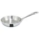 Winco DCFP-4S 4" Tri-Ply Stainless Steel 5 Oz. Mini Fry Pan - Round 1 image