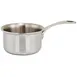 Winco DCSP-3S 3-1/2" Tri-Ply Stainless Steel 11 Oz. Mini Sauce Pan  - Round 1 image