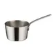 Winco DCWB-101S S4 Oz. Tapered 2-3/4" Diameter Mini Sauce Pan Serving Dish with Handle 1 image