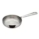 Winco DCWC-102S Stainless Steel 4-1/2" Diameter 10 Oz. Mini Fry Pan Serving Dish with Handle 1 image