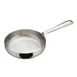 Winco DCWC-103S Stainless Steel 5" Diameter 12 Oz. Mini Fry Pan Serving Dish with Handle 1 image