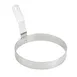 Winco EGR-6 6" Round Stainless Steel Egg Ring with Handle 1 image