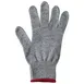 Winco GCRA-S Anti-Microbial Cut Resistant Glove w/ Red Wristband 1 image