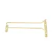 Winco GH-10 10" Wire Glass Hanger, Brass Plated 1 image