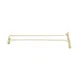 Winco GH-16 16" Wire Glass Hanger, Brass Plated 1 image