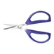 Winco KCHZ09008 - Kitchen Shears, 2‑Pack Scissors with Blue Handles, Stainless Steel Blades - 2/Pack 1 image