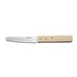 Winco KCL-3 Oyster Clam Knife with 3 1/2" Blade & Wooden Handle 1 image