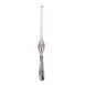 Winco LC-08 8" x 3/4" Two-Tine Seafood Picks, Decorative Lobster Stamp 18/8 Stainless Steel - 4/Pack 1 image