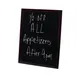 Winco MBB-3 Marker Board, 23-5/8" L x 3/4" W x 31-5/8" H, Wood Frame, Black Board, with Marker - Set 1 image