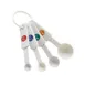 Winco MSPP-4 4-Piece Measuring Spoon Set, 1/4 tsp, 1/2 tsp, 1 tsp & 1 tbsp, plastic, white 1 image
