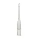 Winco NB-10R 1" Round Nylon Bristle Pastry Brush, Plastic Handle - White, 1-Piece 1 image