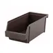Winco OGZ-1B Brown Cutlery Bin Organizer - 12"L x 5"W x 4-1/8"H 1 image
