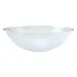 Winco PBB-15 Clear Polycarbonate 15" Round Pebbled Salad Bowl 1 image