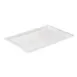Winco PFFW-C Cover for PFFW Food Storage Boxes, Polypropylene, White - 26" x 18" 1 image