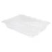 Winco PFSF-5C Clear Colander, Rectangular, Polycarbonate - 26"L X 18"W X 5"H 1 image