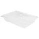 Winco PFSF-8C Clear Colander, Rectangular, Polycarbonate - 26"L X 18"W X 8-1/2"H 1 image