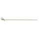 Winco PK-KT7 Bamboo Food Picks, 7" Length, Natural Wood, Knotted Top Design - 100/Pack 1 image