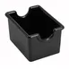 Winco PPH-1K Sugar Packet Holder 3-1/2" x 2-1/2" x 2" H black plastic aluminum housing NSF - 1 Dozen 1 image