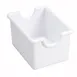 Winco PPH-1W Sugar Packet Holder, 3-1/2" x 2-1/2" x 2" White Plastic, NSF Aluminum - 1 Dozen 1 image