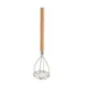 Winco PTM-18R 18" Round Faced Potato Masher w/18" Wood Handle, Nickel Plated 1 image
