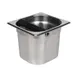Winco SCD-5 1/6 Size Stainless Steel Coffee Knock Box 1 image