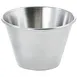 Winco SCP-40 - 4 oz Round Stainless Steel Sauce Cup/Ramekin, Polished Finish - 1 Dozen 1 image