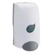 Winco SDMF-1W 35 oz Wall Mount Manual Foam Soap Dispenser, White 1 image