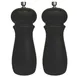 Winco SP-624 Pepper Mill Set, 2-1/4" Dia x 6" H, Rubberwood, Black Matte, Includes Knobs 1 image