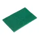 Winco SP-96N - Commercial Scouring Pad, 6" x 9-3/8", Nylon Green, Heavy-Duty Abrasive - 6/Pack 1 image