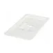 Winco SP7300S NSF 1/3 Size Solid Food Pan Cover, Polycarbonate 1 image