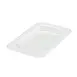 Winco SP7900S, 1/9 Size Polycarbonate Solid Food Pan Lid w/ Handle 1 image