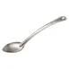 Winco SSCH-13S 13" Stainless Steel Heavy Duty Solid Basting Spoon with Curved Handle 1 image