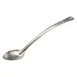 Winco SSCH-15S 15" Stainless Steel Heavy Duty Solid Basting Spoon with Curved Handle 1 image