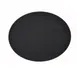 Winco TFG-2622K Oval Serving Tray, 26" x 22", Black Fiberglass, Non‑Slip Surface, NSF Approved, Peel‑Resistant 1 image