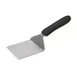 Winco TKP-41 4 1/8" Offset Steak/Burger Turner w/ Black Plastic Handle, Stainless Steel 1 image