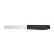 Winco TKPS-4 4" Stainless Steel Bakery Spatula w/ Polypropylene Black Handle 1 image