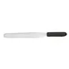 Winco TKPS-9 10" Stainless Steel Bakery Spatula w/ Polypropylene Black Handle 1 image