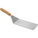 Winco TNH-61 5 1/8" x 2 7/8" Hamburger Turner w/ Orange Nylon Handle, Stainless Steel 1 image