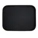 Winco TRH-1418K Easy-Hold Non-Slip Serving Tray, 14" x 18" Rectangular Black Plastic Rubber Lined Surface, NSF Certified 1 image