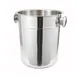 Winco WB-8 Wine Bucket, 8 qt., Round, Stainless Steel, Mirror Finish 2 image